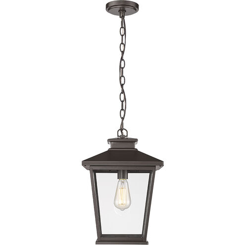 Bellmon 1 Light 11.1 inch Powder Coated Bronze Outdoor Hanging Lantern